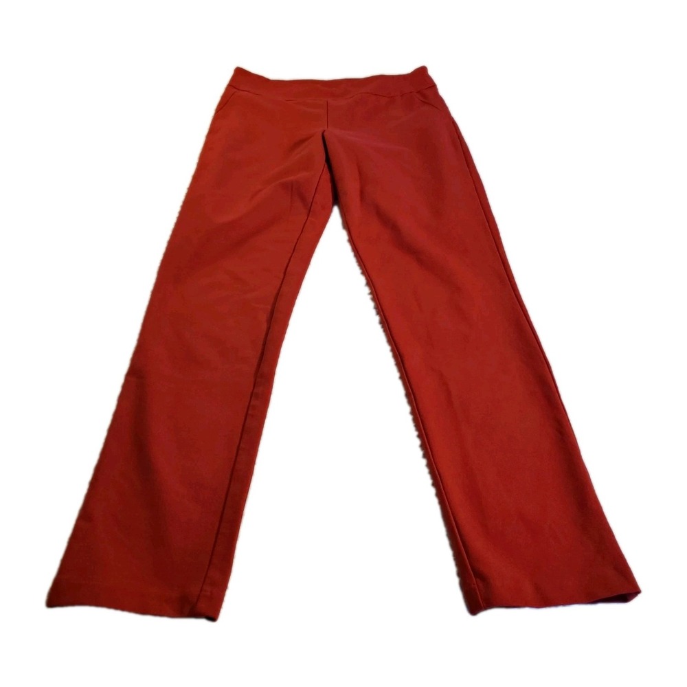 Linea By Louisโ Dell'Olio Pants Womens Sz 6 Red Soft Stretch Skinny Pull On